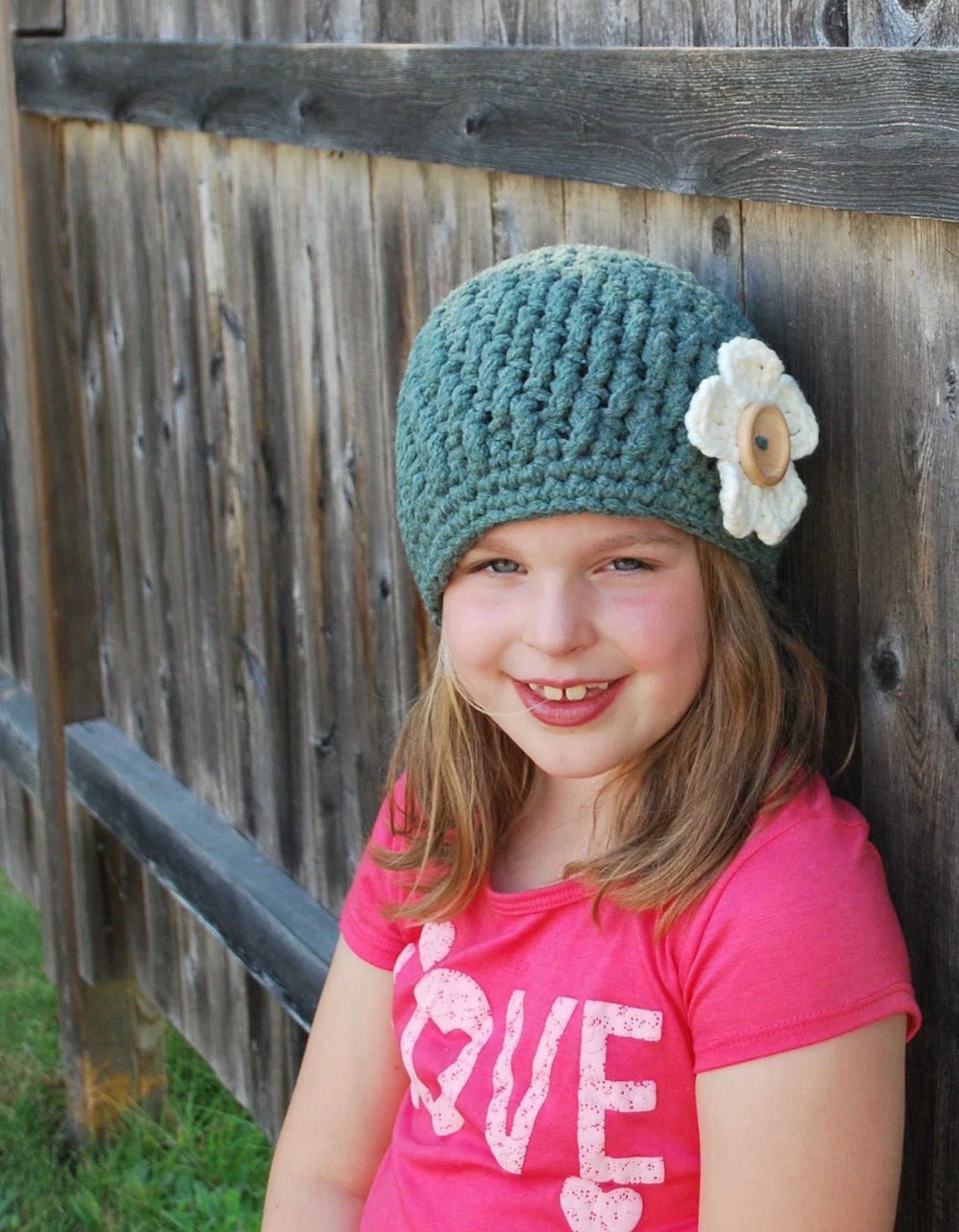 🌸 Easy Crochet Chemo Hat Pattern – Soft Flower Beanie (Infant to Adult)