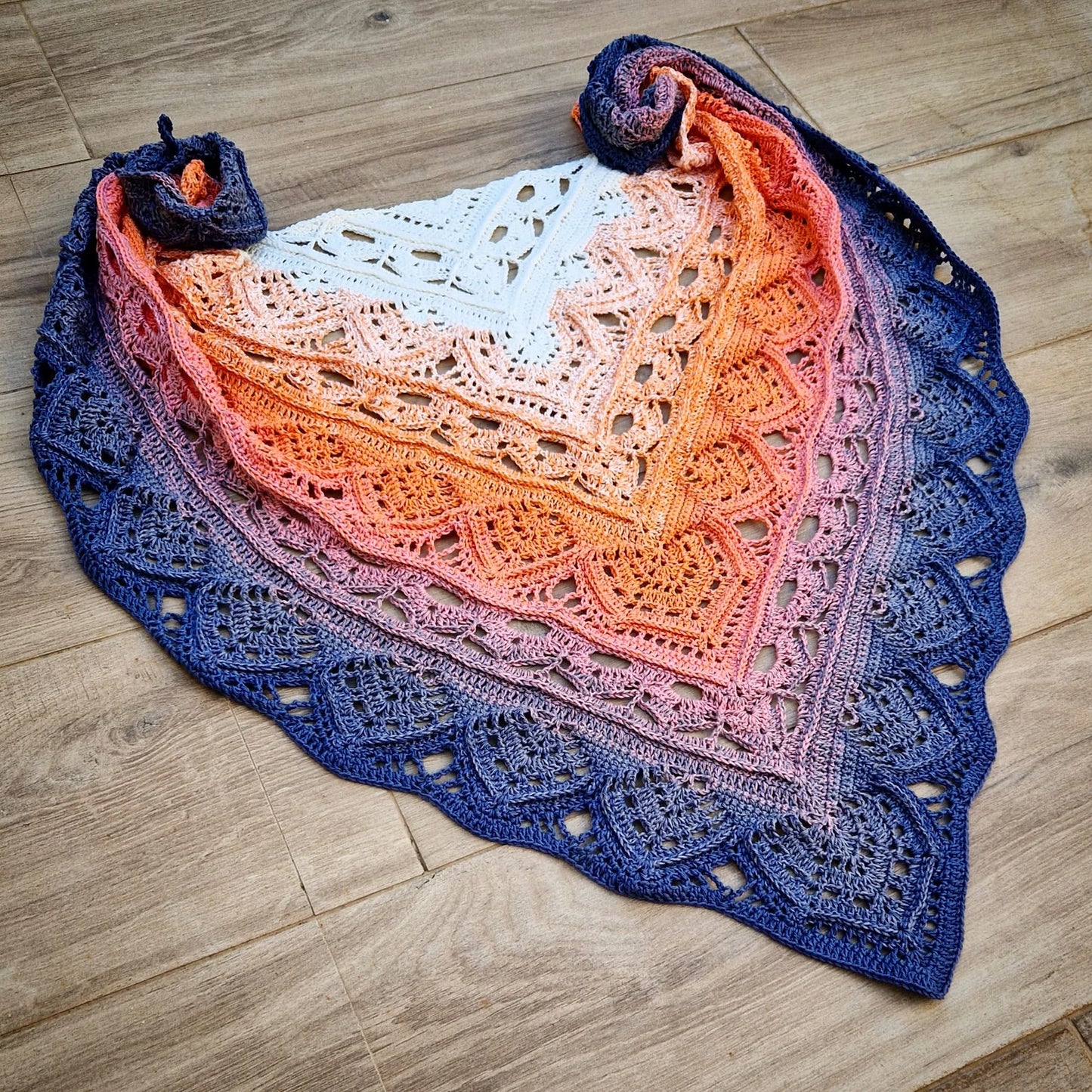 Handmade Beauty 🧣 CeylanTea Shawl Crochet Pattern - Cielcraft
