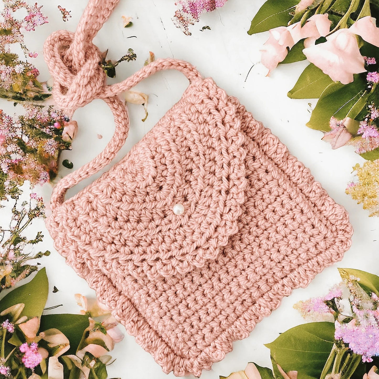 💕 Tiny Treasure Bag – Beginner Crochet Purse Pattern