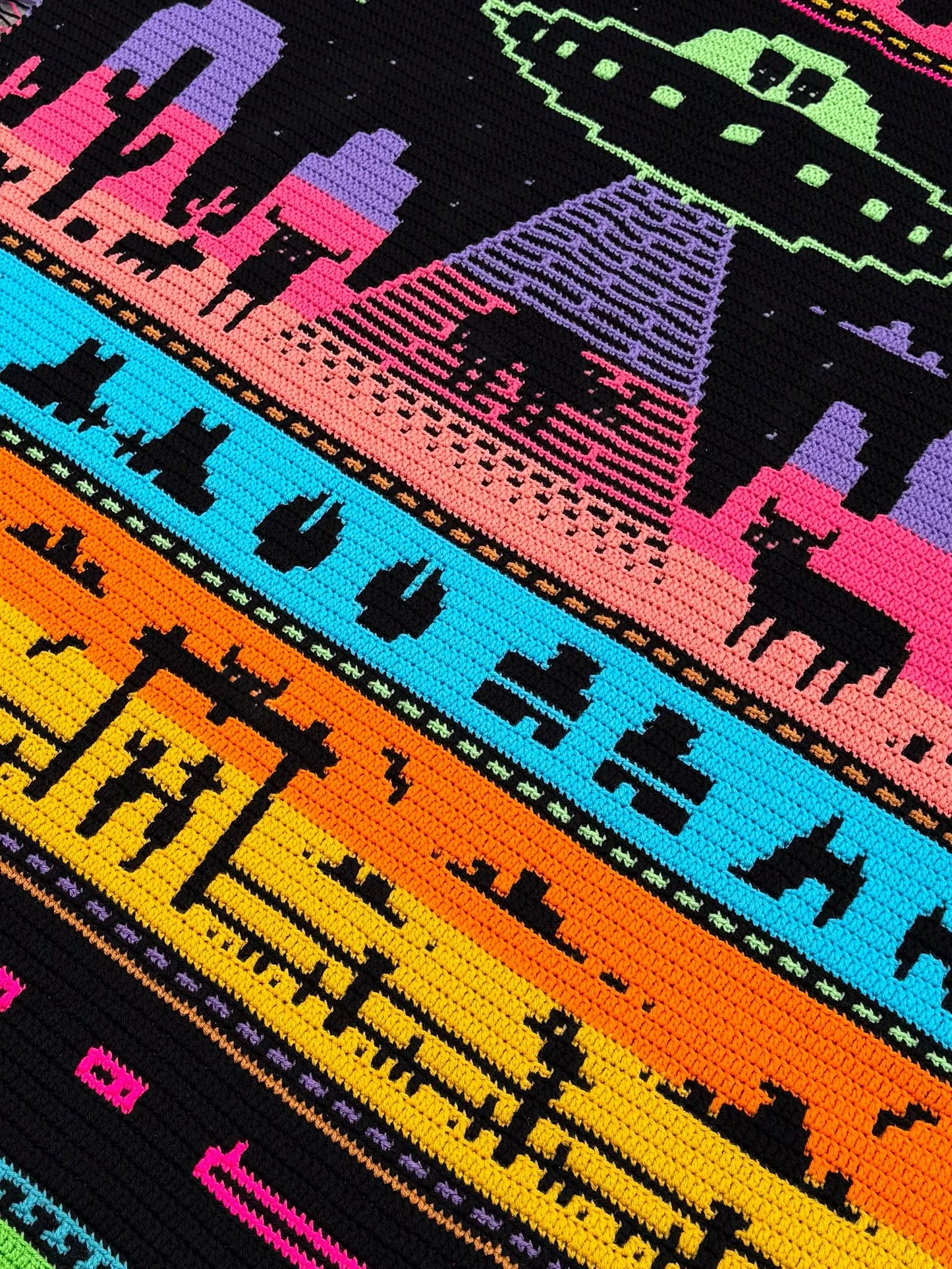 👽🤠 Alien Rodeo – Mosaic Crochet Blanket Pattern