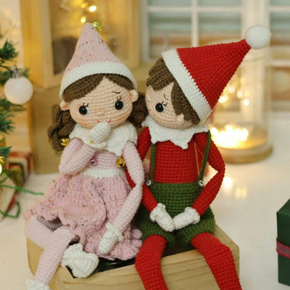 ELF Christmas Doll crochet pattern - Cielcraft