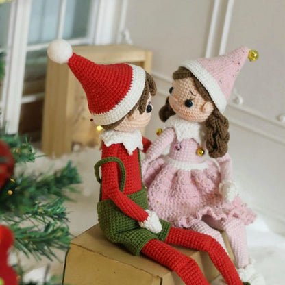 ELF Christmas Doll crochet pattern - Cielcraft