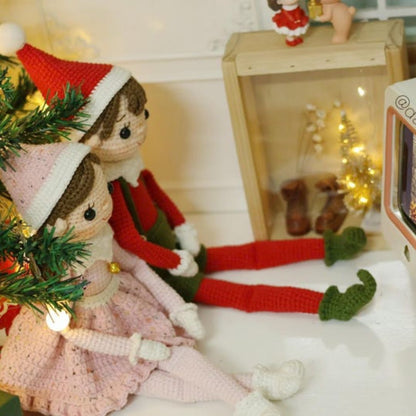 ELF Christmas Doll crochet pattern - Cielcraft