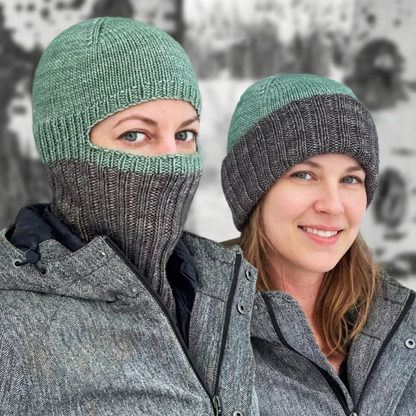 ❄️ 2-in-1 Knit Balaclava & Hat – Unisex Winter Pattern (PDF)