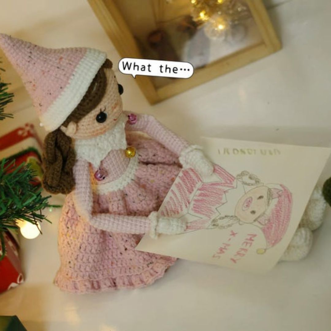 ELF Christmas Doll crochet pattern - Cielcraft