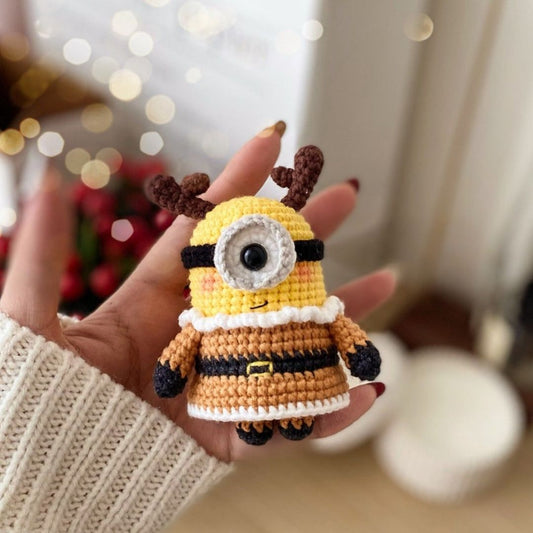 Christmas yellow buddies crochet pattern - Cielcraft