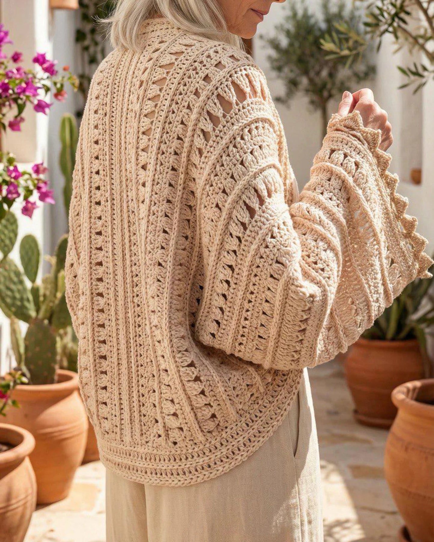 ✨ Charlotte Shrug Pattern 🌸 Boho Crochet PDF