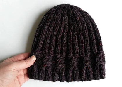 Easy Cable Knit Hat 🧶 Beginner-Friendly Pattern - Cielcraft