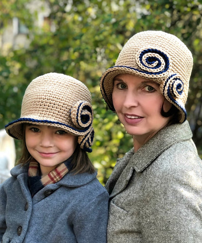 🎩 Vintage Cloche Hat Crochet Pattern ✨