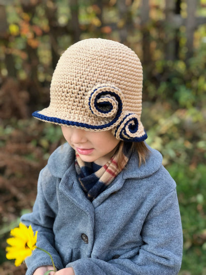 🎩 Vintage Cloche Hat Crochet Pattern ✨