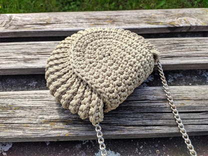 🌰 Oreo Shell Bag – Bold Texture, Easy Steps