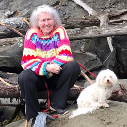 Happy Hippy Sweater Crochet Pattern PDF