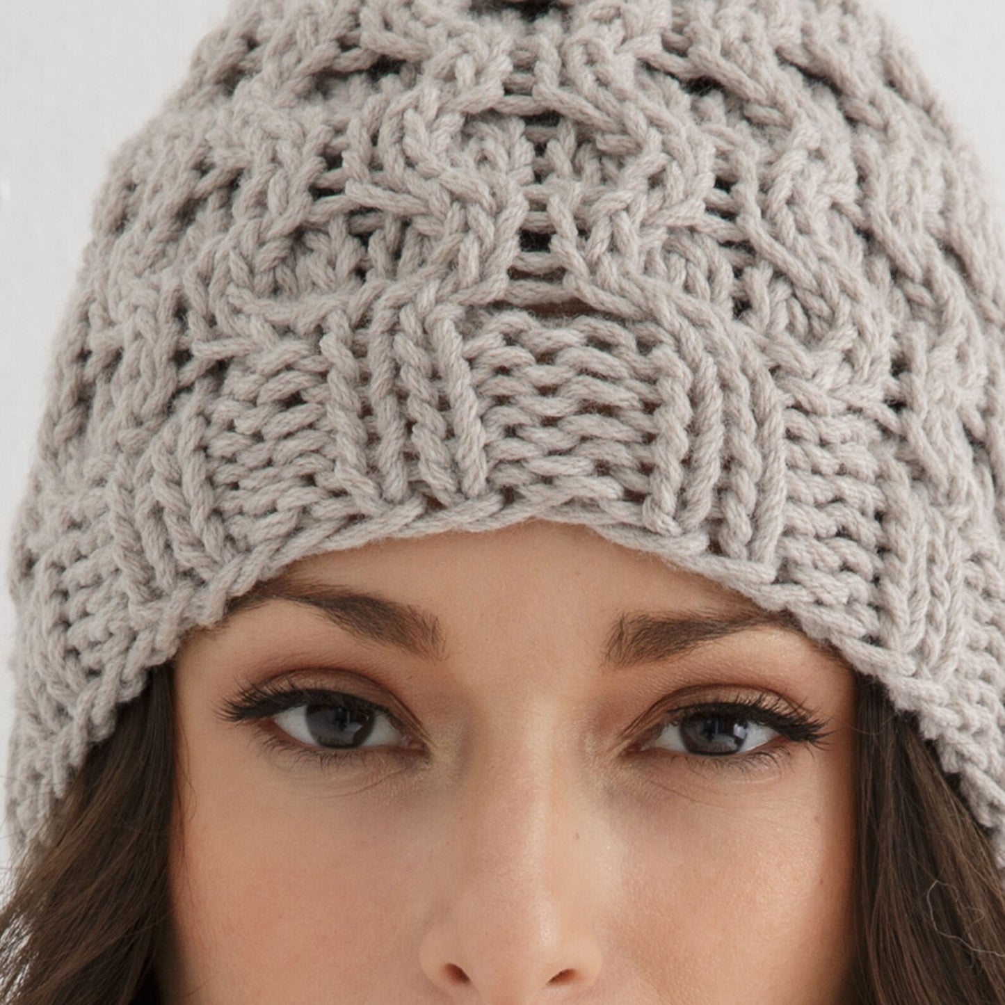 Chunky Honeycomb Beanie Knitting Pattern PDF