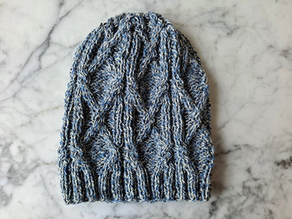 🧶 Moher Cable Knit Hat Pattern – Seamless, Unisex & Cozy (PDF Download) - Cielcraft