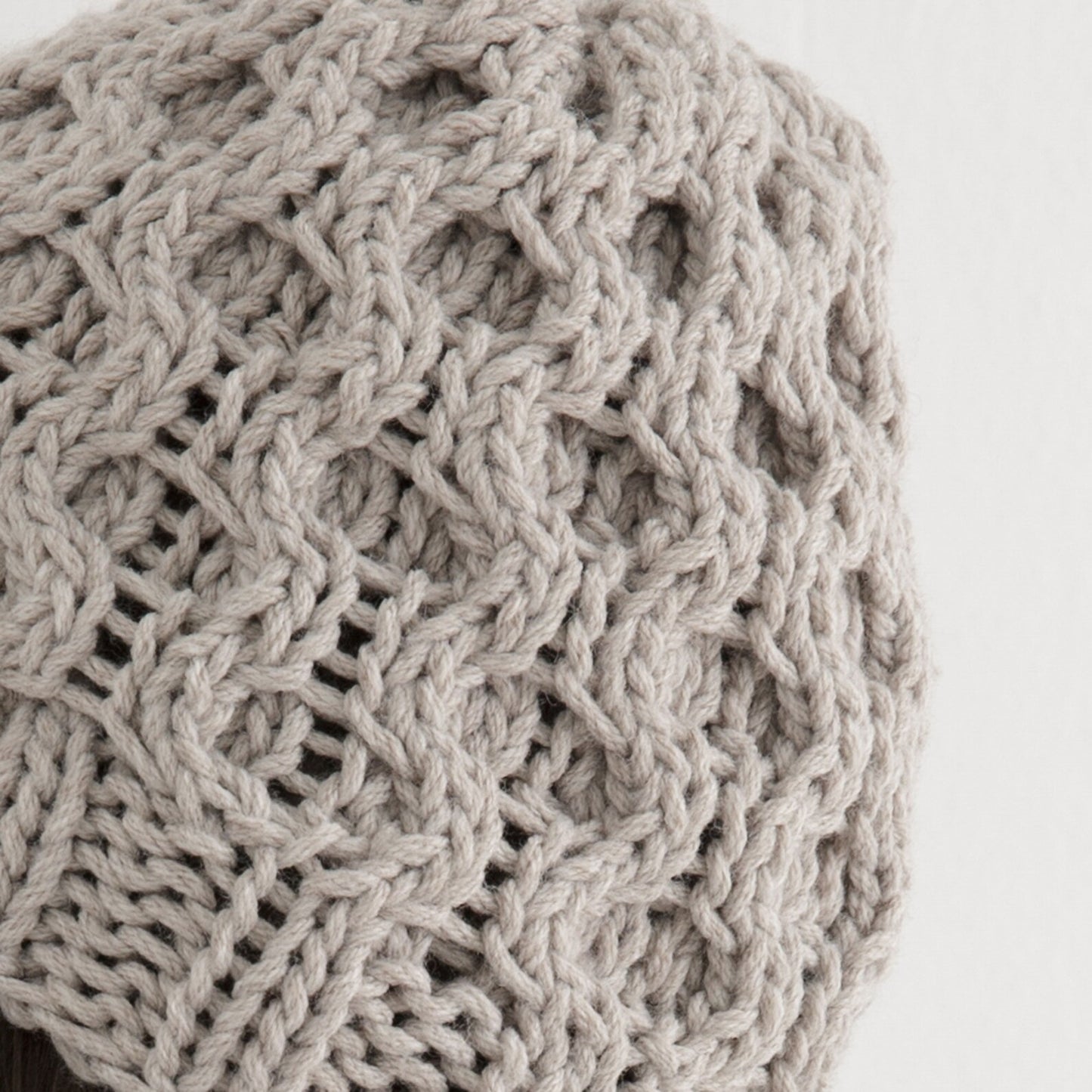 Chunky Honeycomb Beanie Knitting Pattern PDF