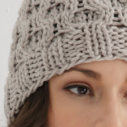 Chunky Honeycomb Beanie Knitting Pattern PDF