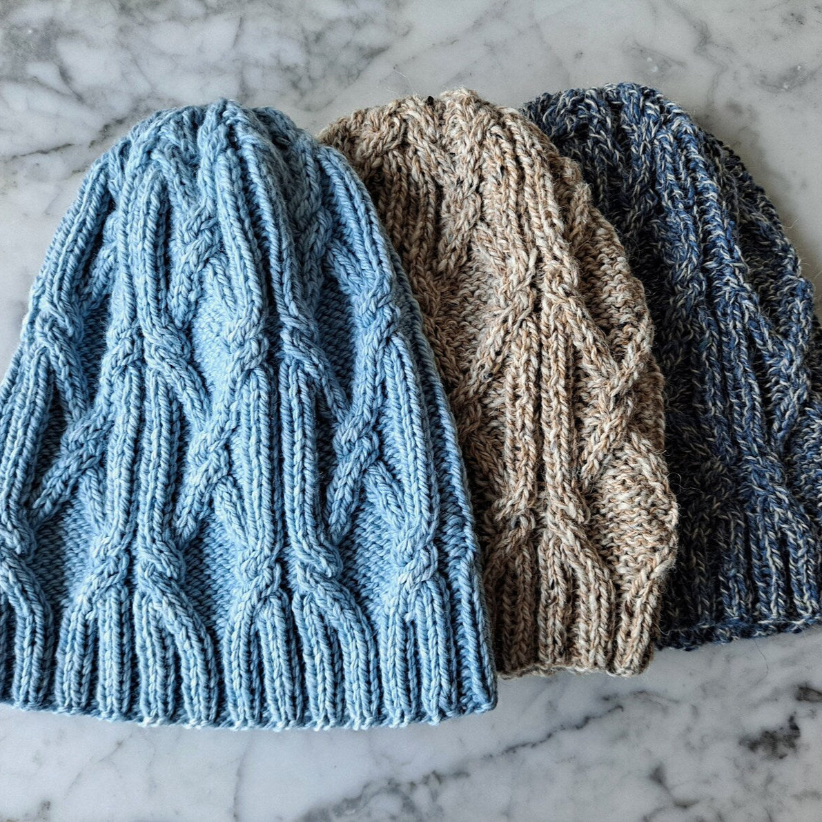 🧶 Moher Cable Knit Hat Pattern – Seamless, Unisex & Cozy (PDF Download) - Cielcraft