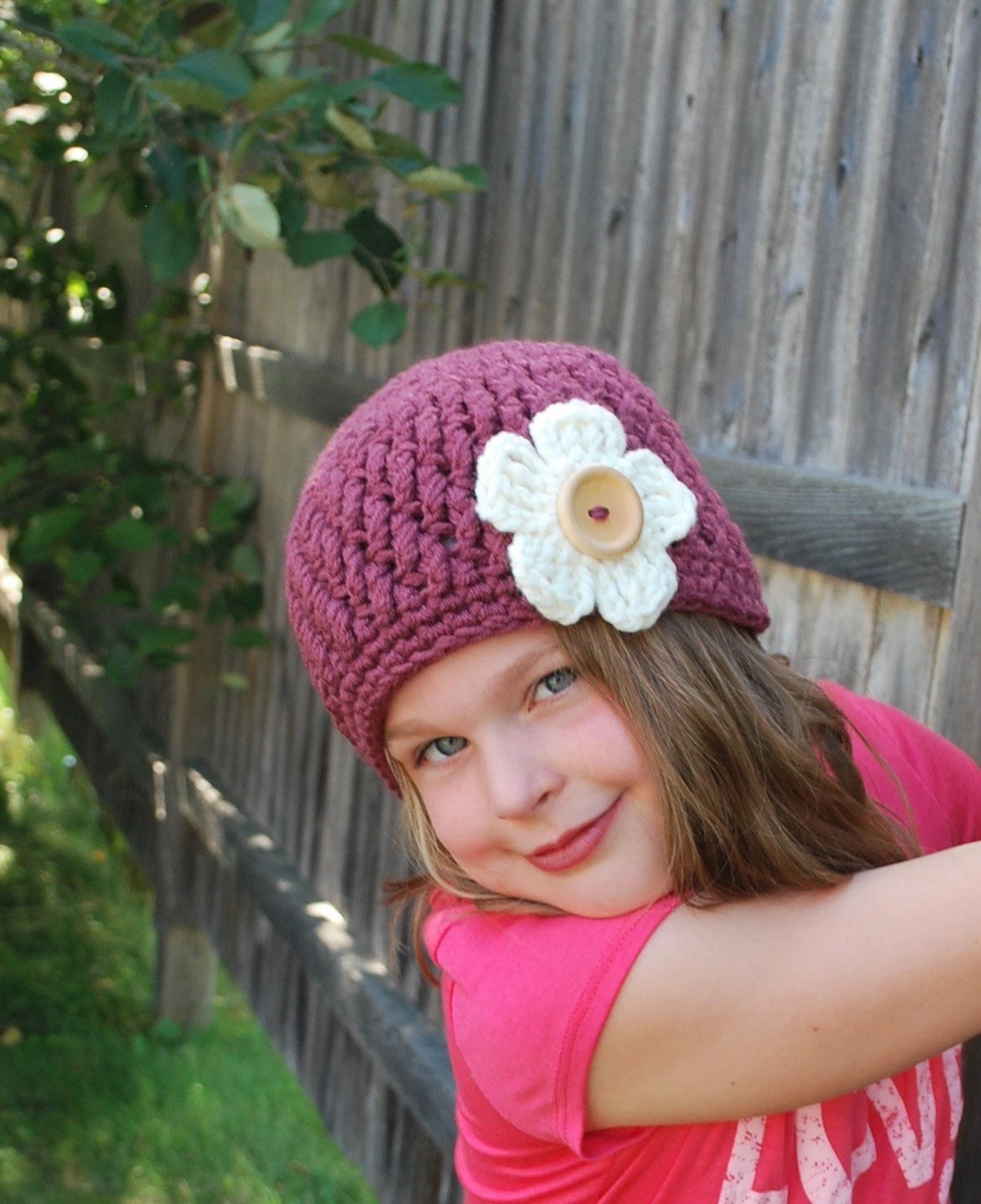 🌸 Easy Crochet Chemo Hat Pattern – Soft Flower Beanie (Infant to Adult)