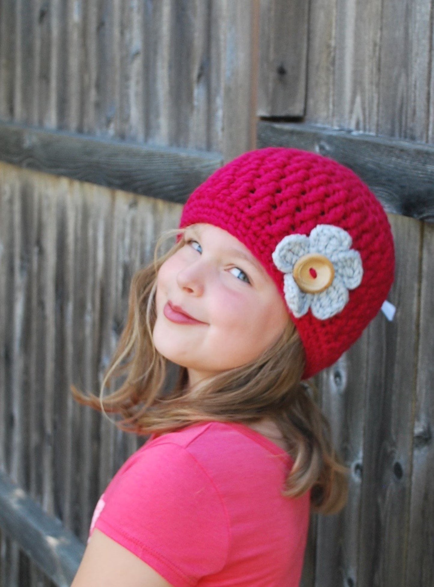 🌸 Easy Crochet Chemo Hat Pattern – Soft Flower Beanie (Infant to Adult)