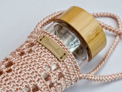 💧 Crochet Bottle Holder Pattern – Beginner-Friendly Water Carrier PDF 🌸