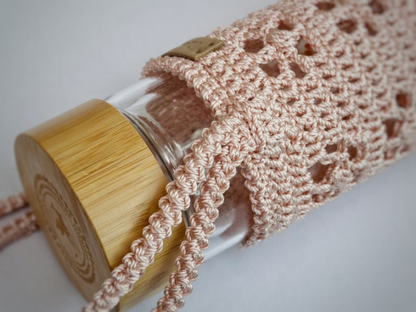 💧 Crochet Bottle Holder Pattern – Beginner-Friendly Water Carrier PDF 🌸