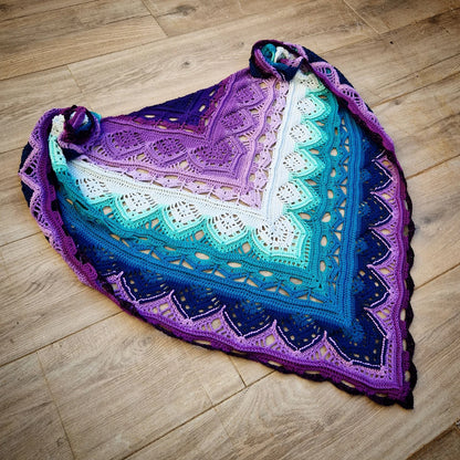 Handmade Beauty 🧣 CeylanTea Shawl Crochet Pattern - Cielcraft