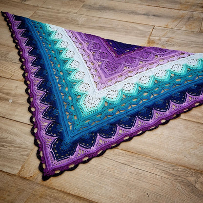 Handmade Beauty 🧣 CeylanTea Shawl Crochet Pattern - Cielcraft