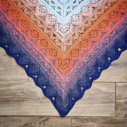 Handmade Beauty 🧣 CeylanTea Shawl Crochet Pattern - Cielcraft