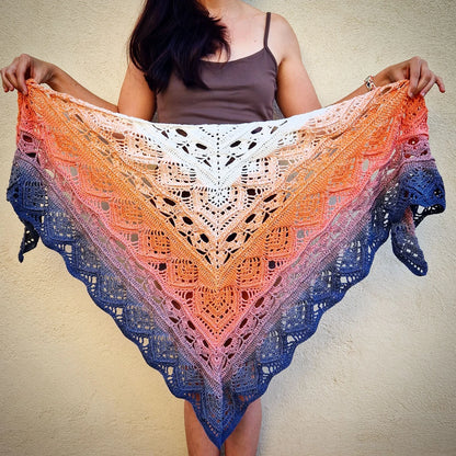 Handmade Beauty 🧣 CeylanTea Shawl Crochet Pattern - Cielcraft