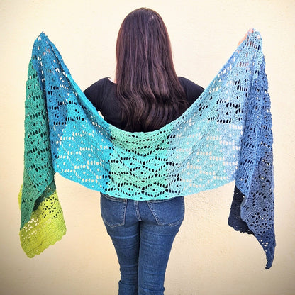 Crochet Shawl Pattern 🧶 Stunning & Timeless Design - Cielcraft
