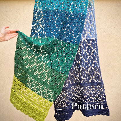 Crochet Shawl Pattern 🧶 Stunning & Timeless Design - Cielcraft