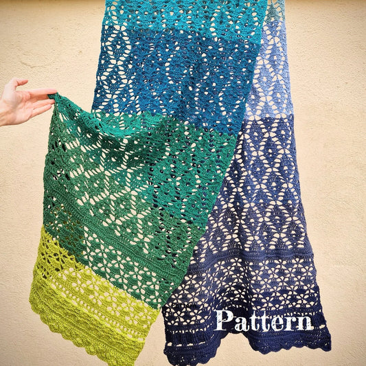 Crochet Shawl Pattern 🧶 Stunning & Timeless Design - Cielcraft