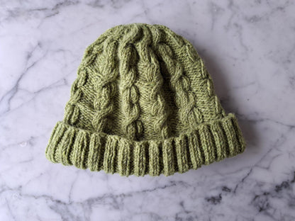 🧶 Aran Watchcap Knitting Pattern – Chunky, Textured & Warm Beanie (PDF) - Cielcraft