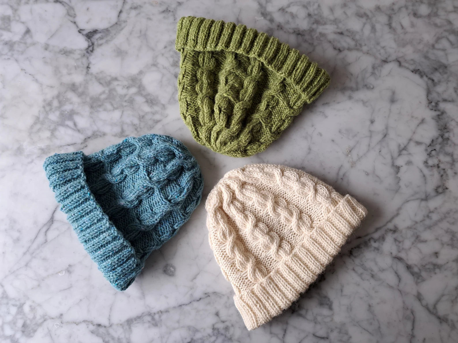 🧶 Aran Watchcap Knitting Pattern – Chunky, Textured & Warm Beanie (PDF) - Cielcraft