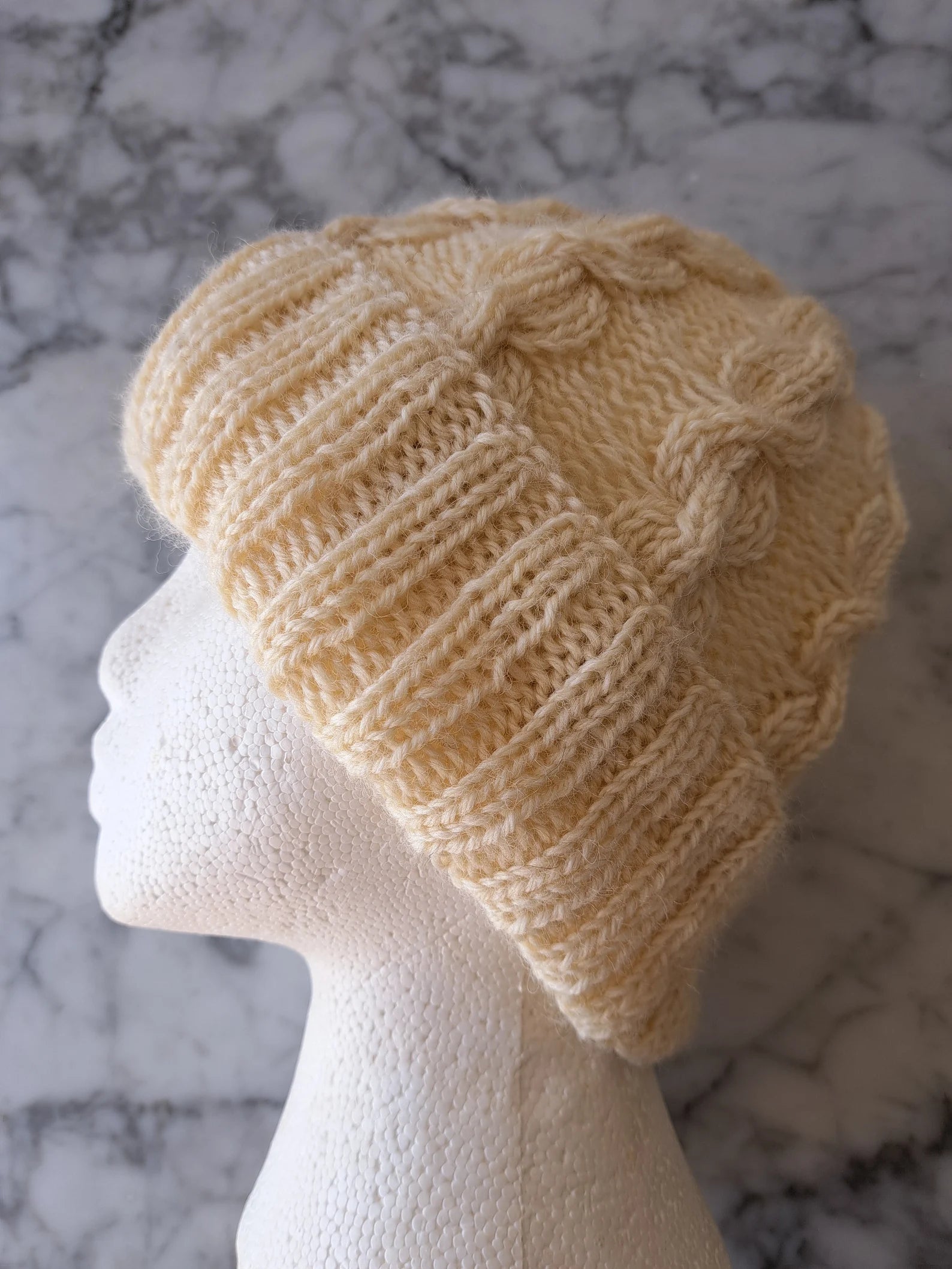 🧶 Aran Watchcap Knitting Pattern – Chunky, Textured & Warm Beanie (PDF) - Cielcraft