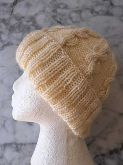 🧶 Aran Watchcap Knitting Pattern – Chunky, Textured & Warm Beanie (PDF) - Cielcraft
