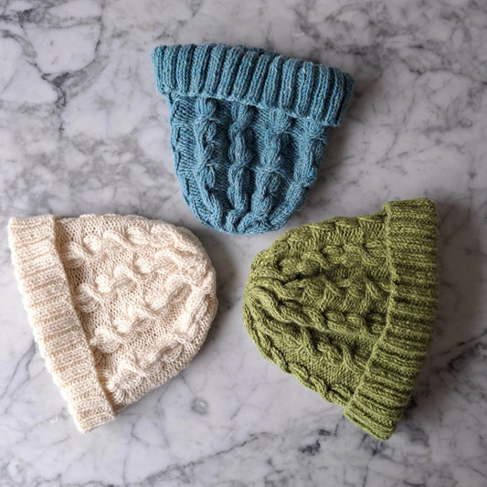 🧶 Aran Watchcap Knitting Pattern – Chunky, Textured & Warm Beanie (PDF) - Cielcraft