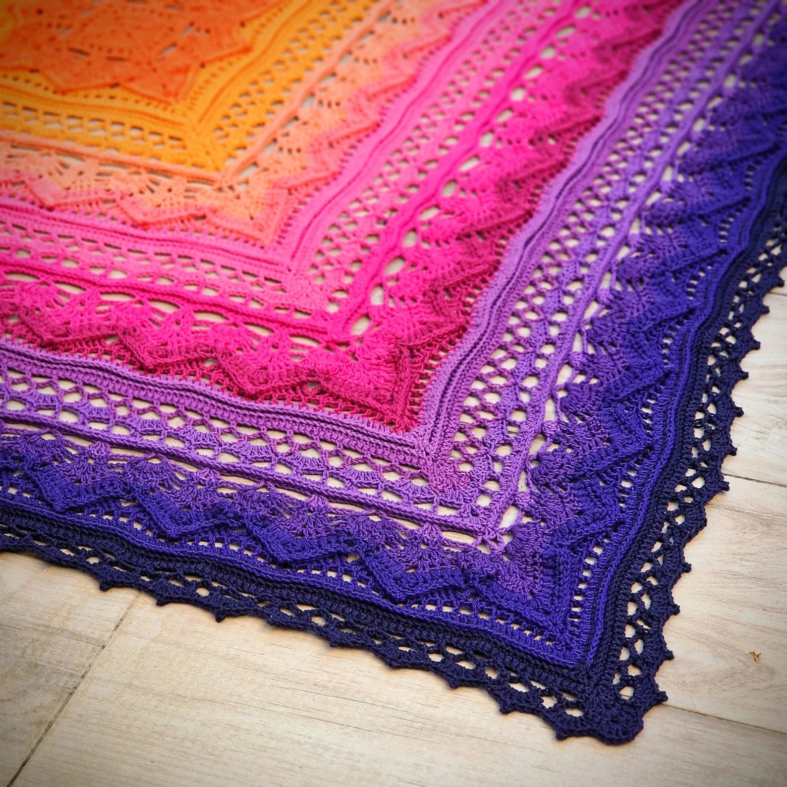 Crochet Your Dream Blanket 🌸 Step-by-Step PDF Pattern - Cielcraft