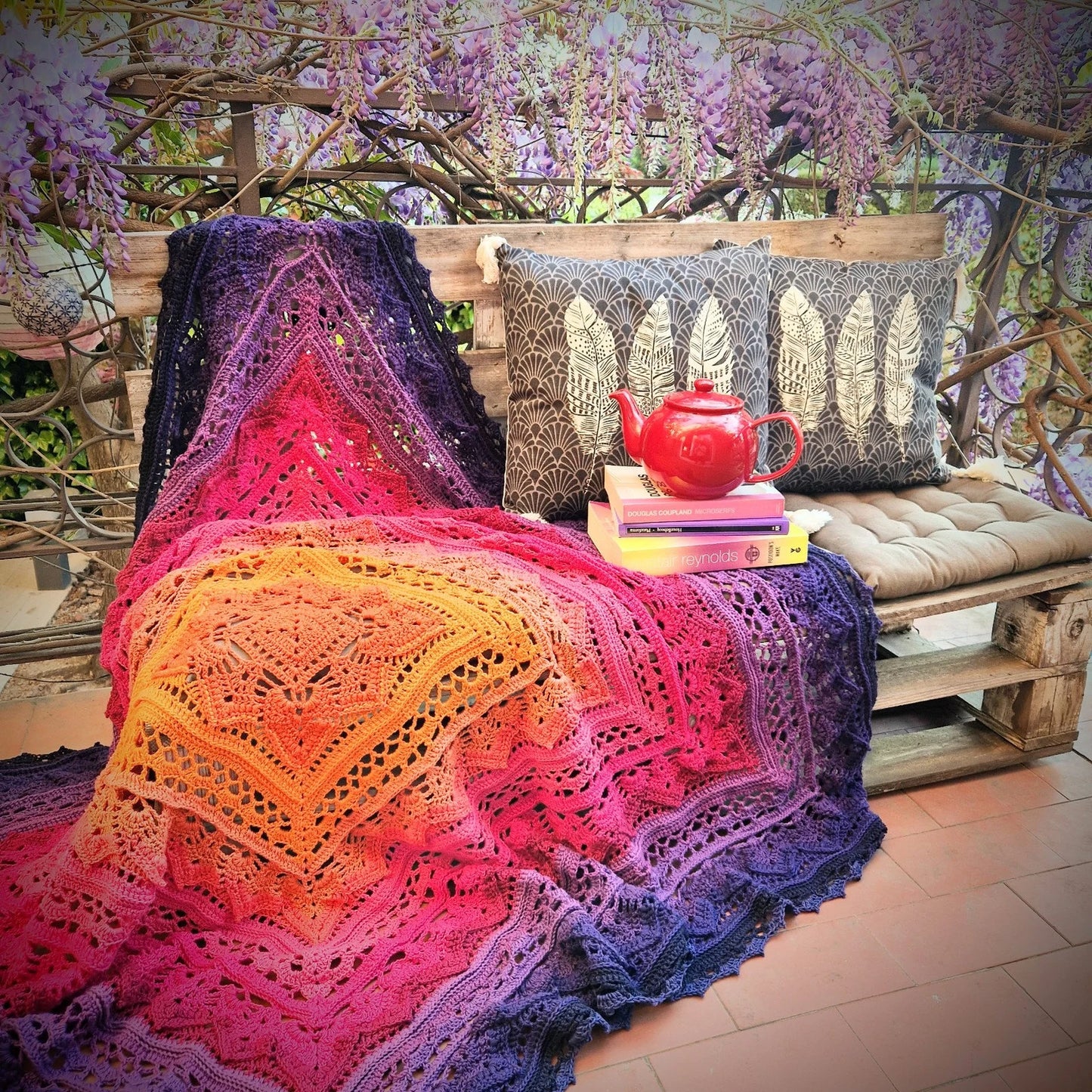 Crochet Your Dream Blanket 🌸 Step-by-Step PDF Pattern - Cielcraft