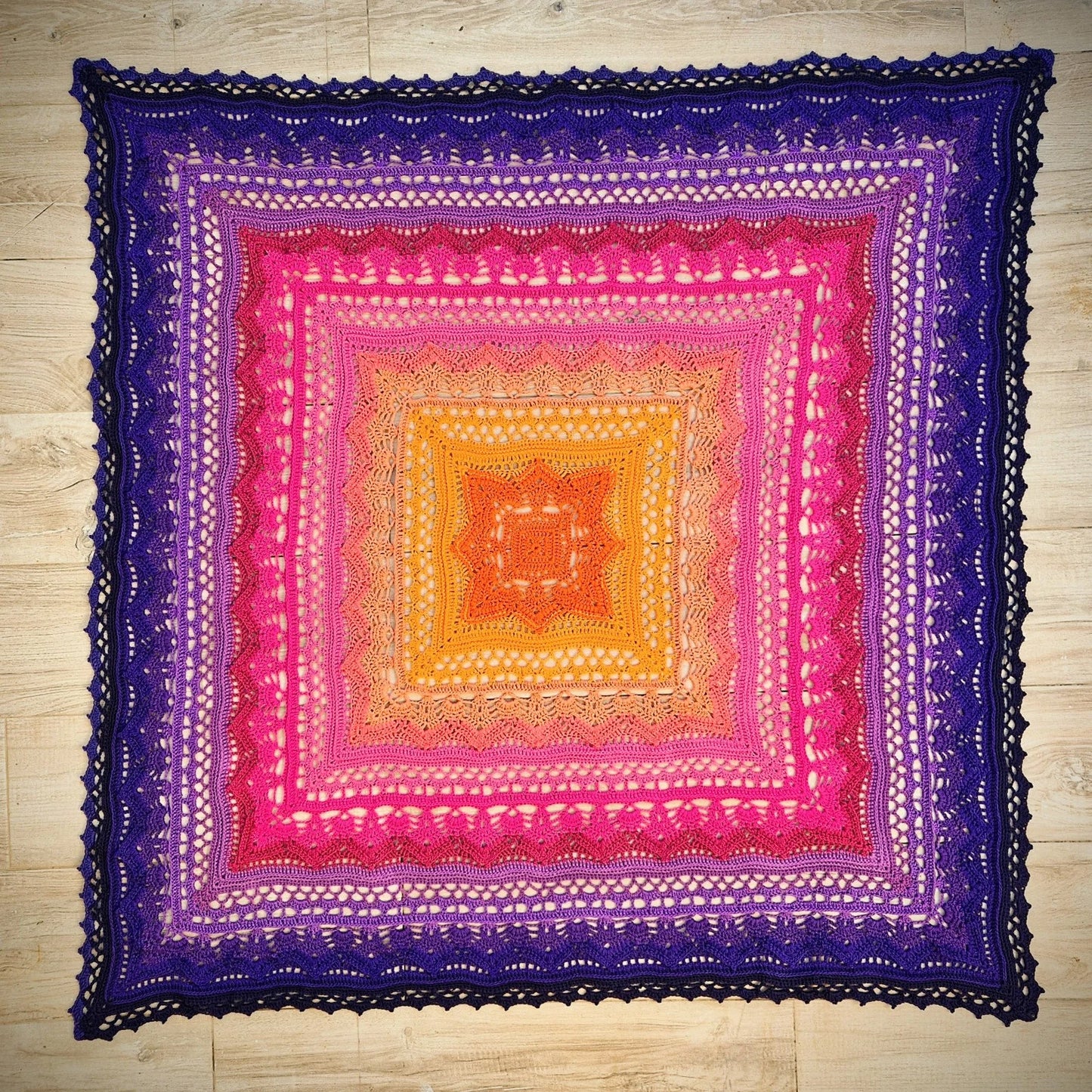 Crochet Your Dream Blanket 🌸 Step-by-Step PDF Pattern - Cielcraft