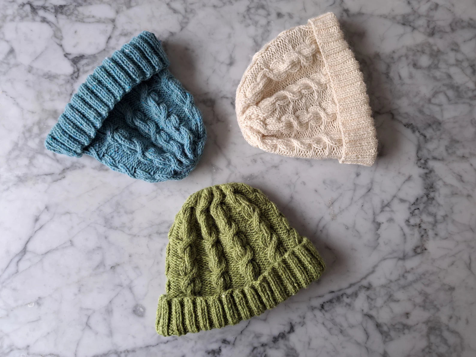🧶 Aran Watchcap Knitting Pattern – Chunky, Textured & Warm Beanie (PDF) - Cielcraft