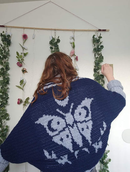 Oversized Crochet Cardigan 🦋 Boho & Cozy Pattern
