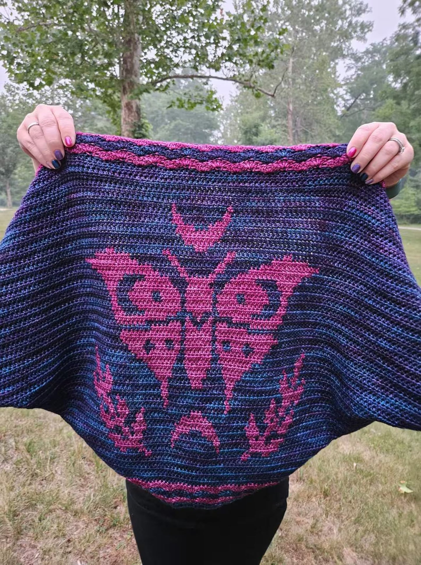 Oversized Crochet Cardigan 🦋 Boho & Cozy Pattern