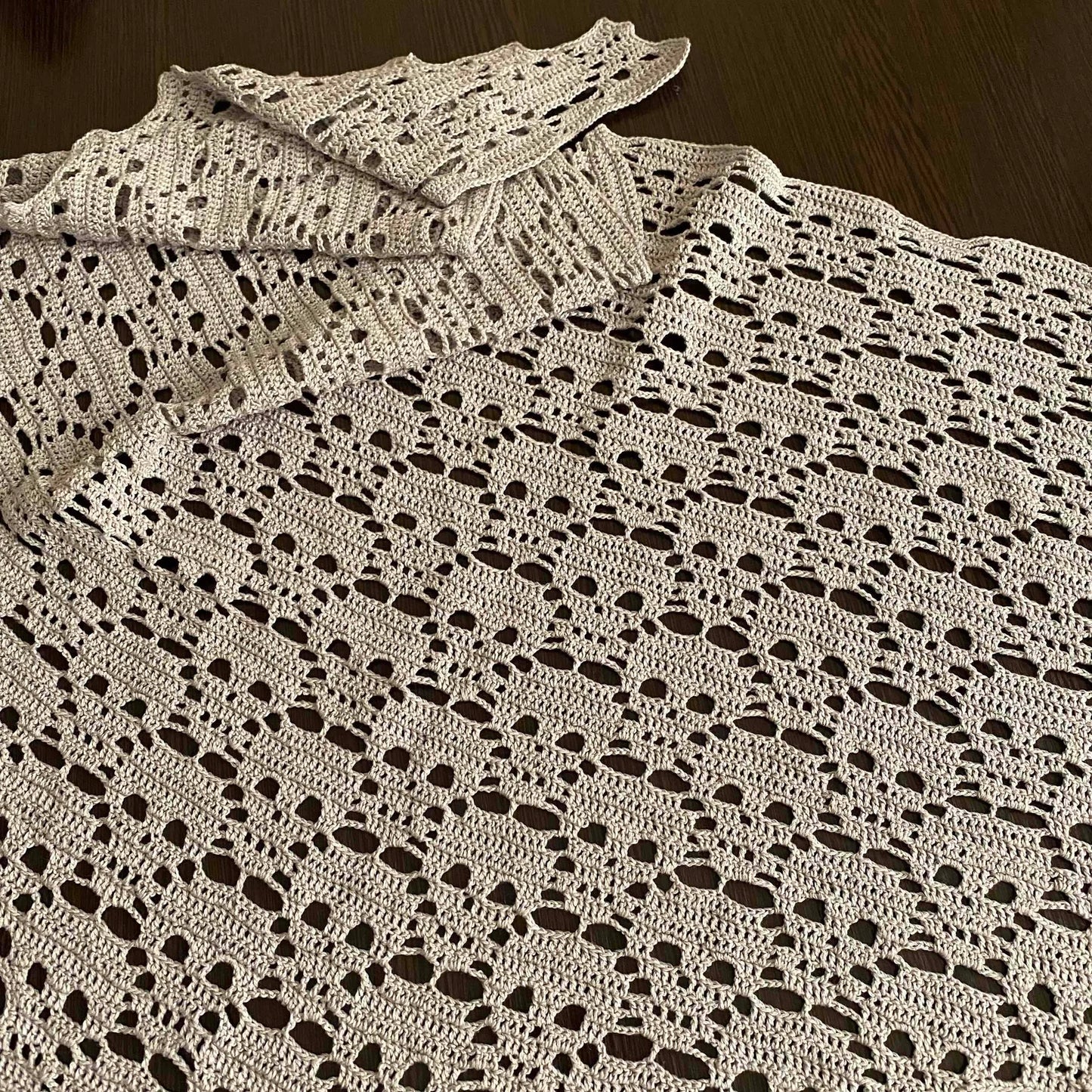 💀 Lost Souls Skull Shawl – Crochet Pattern 🧶