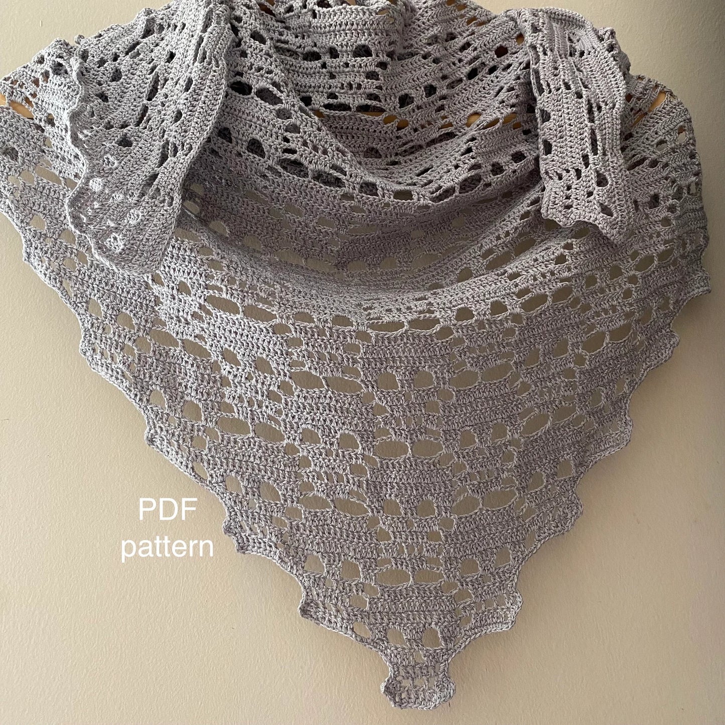 💀 Lost Souls Skull Shawl – Crochet Pattern 🧶