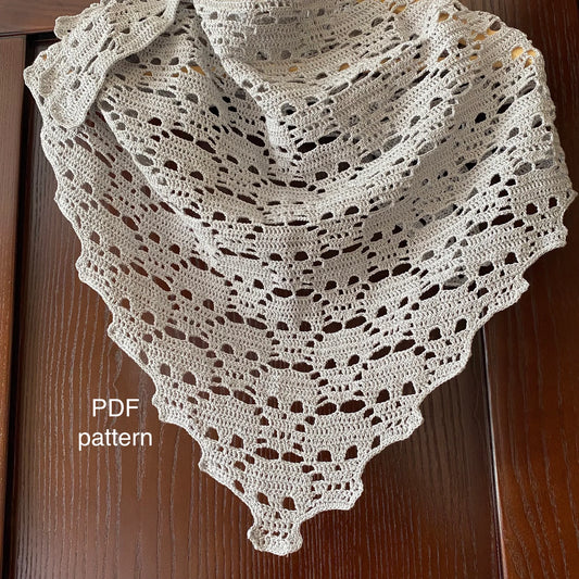 💀 Lost Souls Skull Shawl – Crochet Pattern 🧶