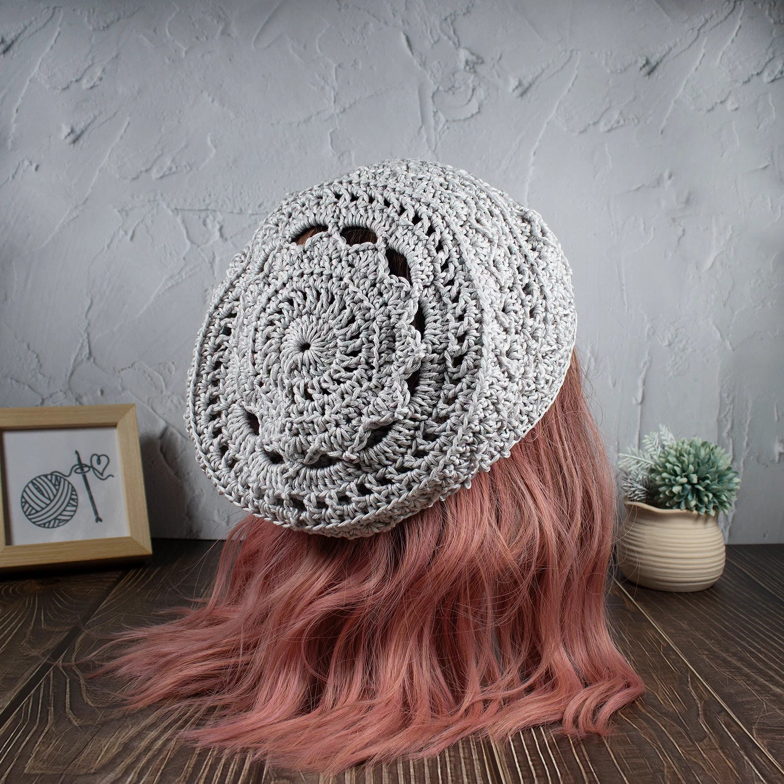 🌿 Boho Crochet Mandala Hat Pattern – Quick & Easy Beginner-Friendly PDF 🧶 - Cielcraft