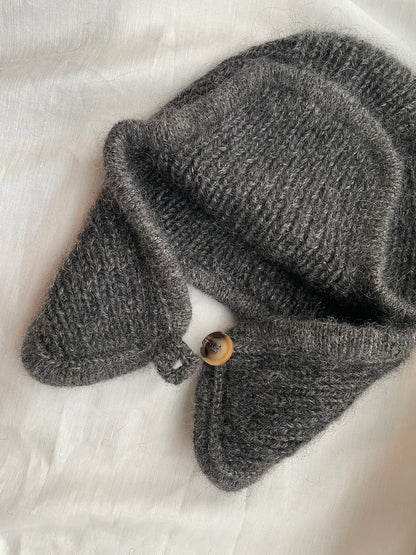 ❄️ Cozy Pilot Hat – Ribbed Knit Pattern (PDF)