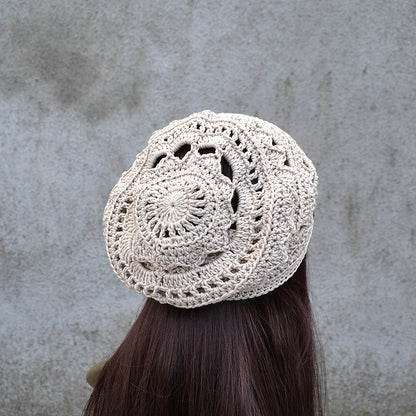 🌿 Boho Crochet Mandala Hat Pattern – Quick & Easy Beginner-Friendly PDF 🧶 - Cielcraft