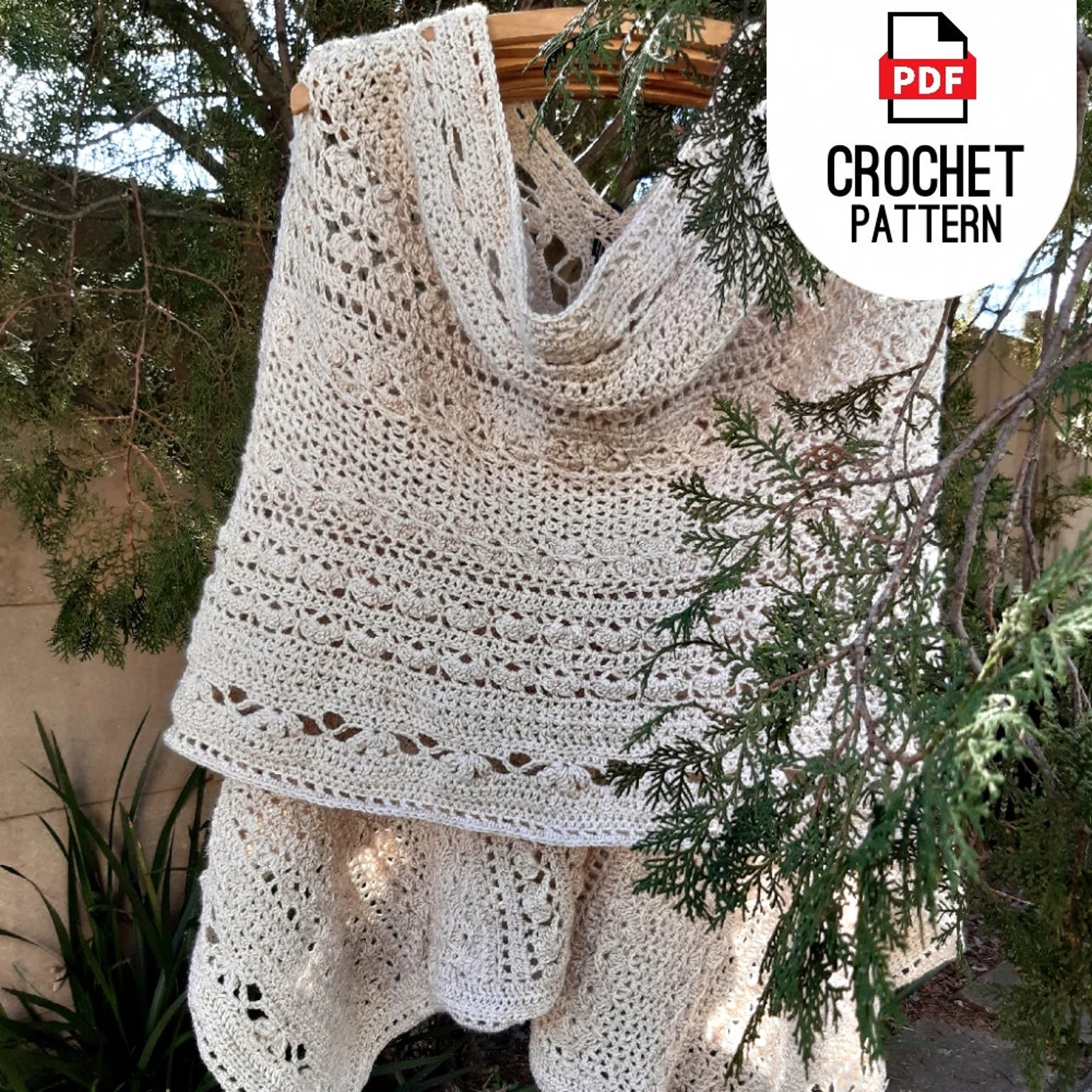 Cozy Crochet Scarf Pattern – 6 Styles in 1 | Hooded, Infinity & Shawl Options (PDF) - Cielcraft